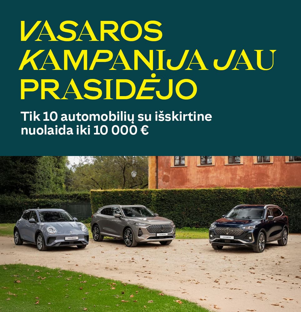 Ypatingas GWM vasaros pasiūlymas